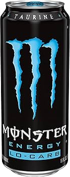 Monster Lo-Carb (Blue) 24/16oz